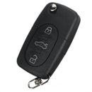 3 PCS Black Buttons Car Remote Key Fob with Battery For Audi A2 A3 A4 A6 A8 TT