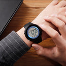 SKMEI 1497 Simple Design Back Light LED 50M Waterproof Chronograph Week Digital Watch Men Watch