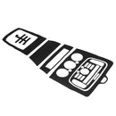 Car Central Control Panel 3D Carbon Fiber Car Stickers For Ford Focus 2 Mk2 2009-2016