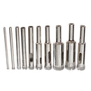 Drillpro DB-HS3 10pcs Diamond Hole Saw Drill Bit Set 3mm-13mm Tile Ceramic Glass Porcelain Marble Hole Saw
