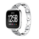 Bakeey Lady Bling Rhinestone Stainless Steel Watch Band Strap For Fitbit Versa