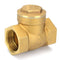 TMOK 1/2" 2/3" 1" Brass Swing Check Valve Female NPT Threaded Durable Brass Construction Valves