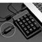 USB Wired 19Keys Numeric Keypad Mini Suspension Number Pad Keyboard for Laptop PC