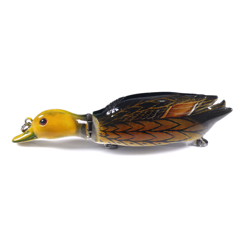 HENGJIA J101 5PSC Duck Fishing Lure Set Rotating Tail Popper Topwater Swim Crankbait Artificial Hard Bait