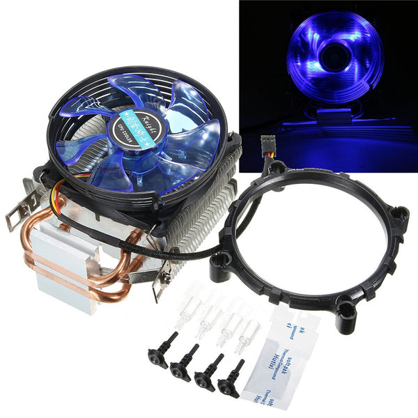 95mm LED Copper CPU Cooler Cooling Fan Heat Sink for Intel LGA775/1156/1155 AMD AM2/AM2+