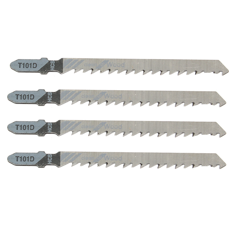 25pcs T101D T Shank HCS Black Jigsaw Blades Curve Cuttingtools For Wood Plastic