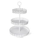 3-Tier Cupcake Stand Metal Cake Dessert Wedding Event Party Display Tower Plate Decorations