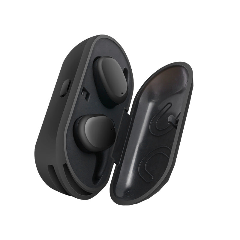 [True Wireless] Mini TWS Dual bluetooth Earphones Waterproof Stereo Headphones with Charging Box