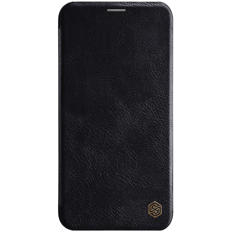 NILLKIN Flip Shockproof Card Slots Holder Full Cover PU Leather PC Protective Case for iPhone 11 Pro 5.8 inch