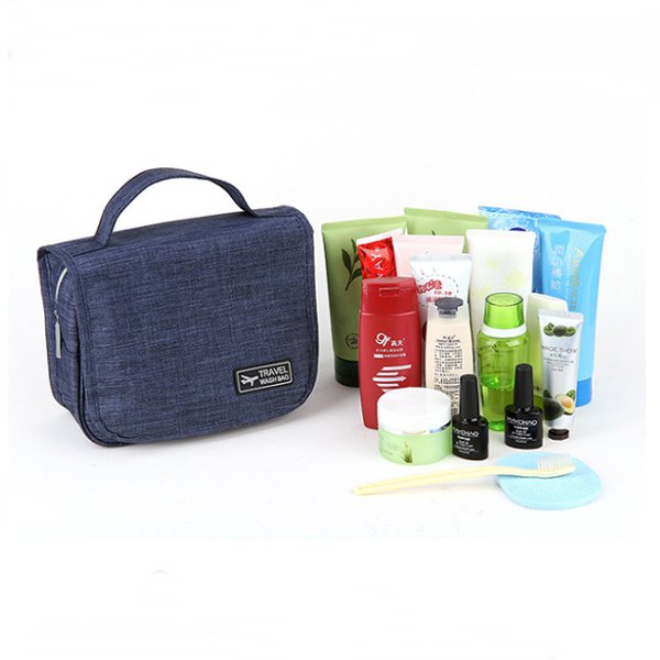 Honana HN-TB056 Portable Cosmetic Storage Bag Travel Toilet Hanging Bag  Makeup Organizer Case Pouch