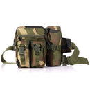 HENGJIA Nylon Camouflage Fishing Bag Fishing Tools Bag Outdoor Multifunctional Waist Bag
