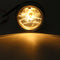 6 Inch H4 Metal Motorcycle Headlight Hi-Lo Beam Headlamp Cafe Racer Halogen Bulb Universal