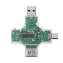 2 in 1 Multifunctional Type-c USB Safety Tester PD Power Tester Voltmeter Ammeter