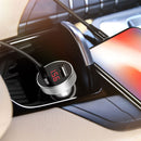 USAMS US-CC045 2.1A 2Ports USB Car Charger With LED Display For iphone X 8/8Plus Samsung S8 Xiaomi6