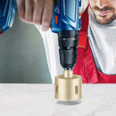 Drillpro 25-60mm Brazed Hole Saw Cutter Hole Puncher Tile Ceramic Glass Marble Emery Drill Bit
