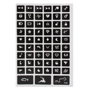 200Pcs Stencils Glitter Tattoo Accessories Girl Princess Body Art Airbrush Painting Kit