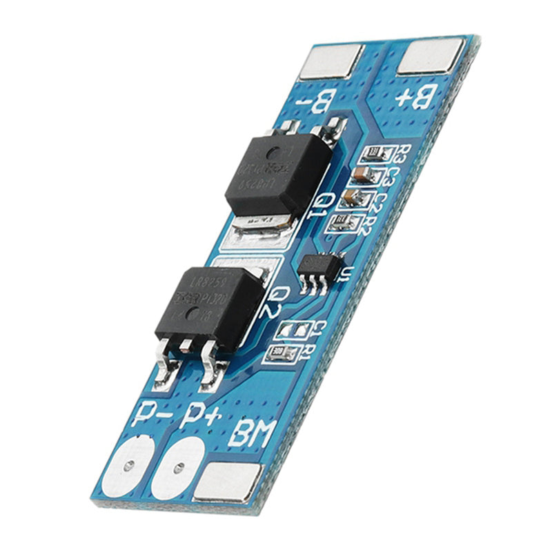 5pcs 2S 7.4V 8A Peak Current 15A 18650 Lithium Battery Protection Board With Over-Charge Protection