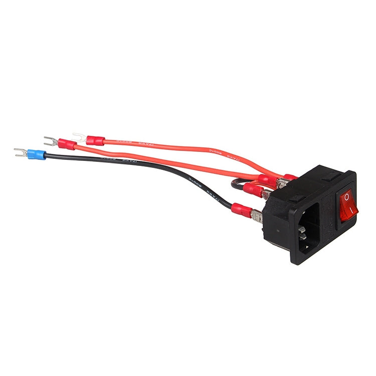 220V/110V 15A Short Circuit Protection Safety Power Switch Socket Module With Fuse Switch
