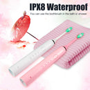 Inductive Charging Sonic Electric Toothbrush Oral Electronic Power Toothbrushes Remove Plaque Teeth Whitening for Kids Adults 3 Replaced Toothbrush Head
