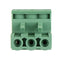 5pcs 2 EDG 5.08mm Pitch 3Pin Plug-in Screw PCB Terminal Block Connector Right Angle