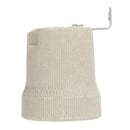 E27 Ceramic Lamp Holder Socket Fittings Screw Bulb Adapter Straight Elbow Shape