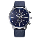 NORTH 6008 Fashion Men Quartz Watch Casual Leather Strap Bussiness Wristwatch