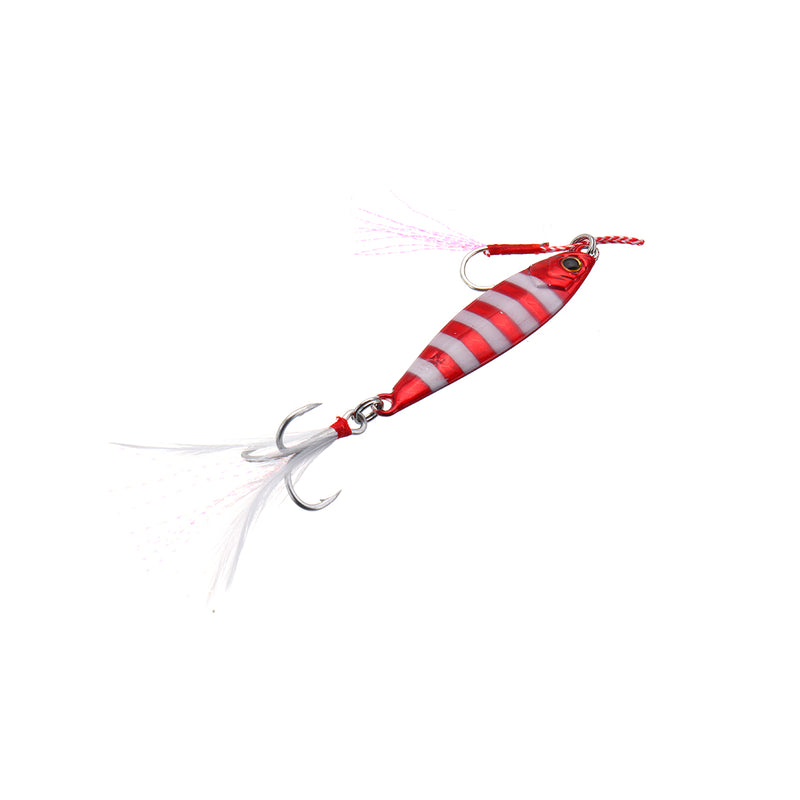 Zanlure 1pc Metal Lead Fish Jig Fishing Lures Spoon 20G/5.8CM Lure Luminous Bait Jigging