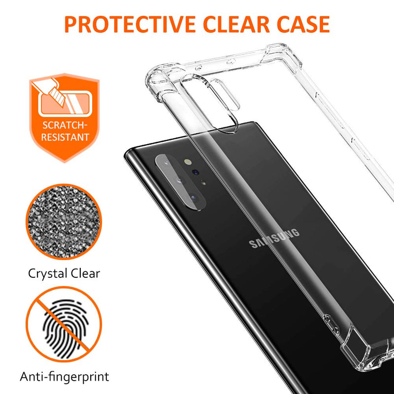 Bakeey Air Cushion Corners Shockproof Soft TPU Protective Case For Samsung Galaxy Note 10+/Note 10 Plus (5G)