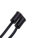 BOSMAA MK66L 12V Motorcycle Dual Button ON OFF Switch Headlight Aluminum Alloy Waterproof Handlebar Mount