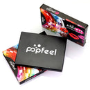 Popfeel 15 Colors Lip Gloss Palette Professional Nude Lipstick Tint Mini Makeup Plate