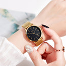 SKMEI 1530 Simple Style Chrono Waterproof Stainless Steel Fashion Women Watch Quartz Watch