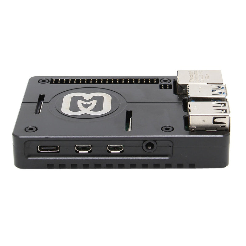 N300 Chess Aluminum Alloy CNC Case Metal Enclosure Protective Shell for Raspberry Pi 4B