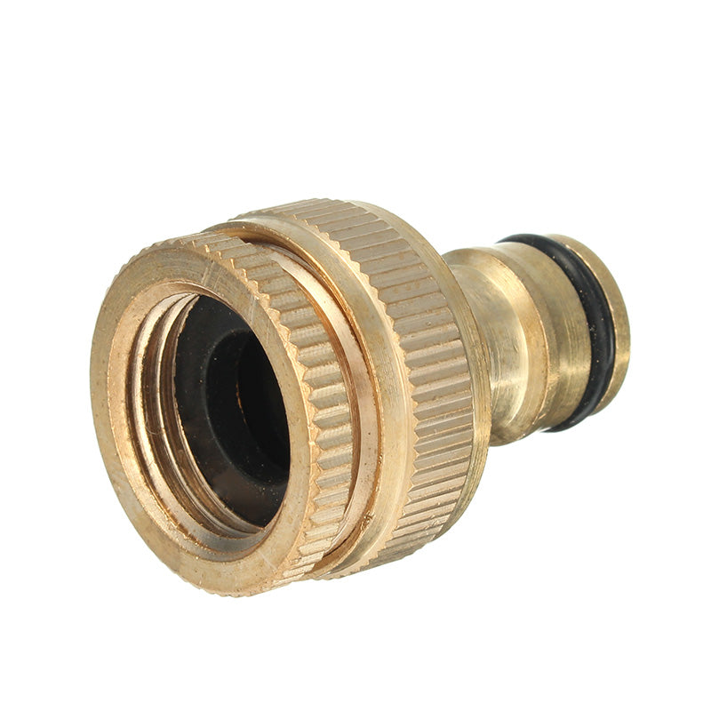 1/2 & 3/4 Inch Brass Faucet Adapter Female Washing Machine Water Tap Hose Quick Connector