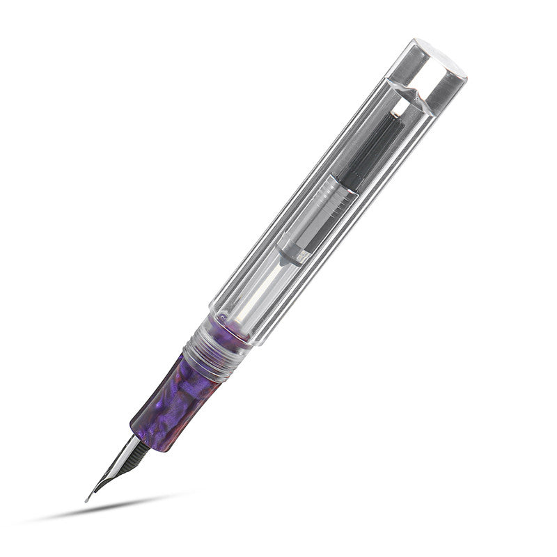 Moonman C1 Eye Dropper Filling Fountain Pen Fully Transparent Large-Capacity Ink Storing with Converter 0.6mm Nib Fashion Gift