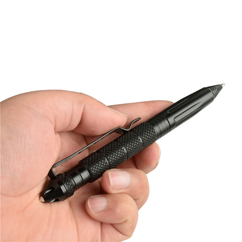 Multifunction Tactical Pen Outdoor Hunting Self Defense Pen Safety Hammer Emergency Survival Tool