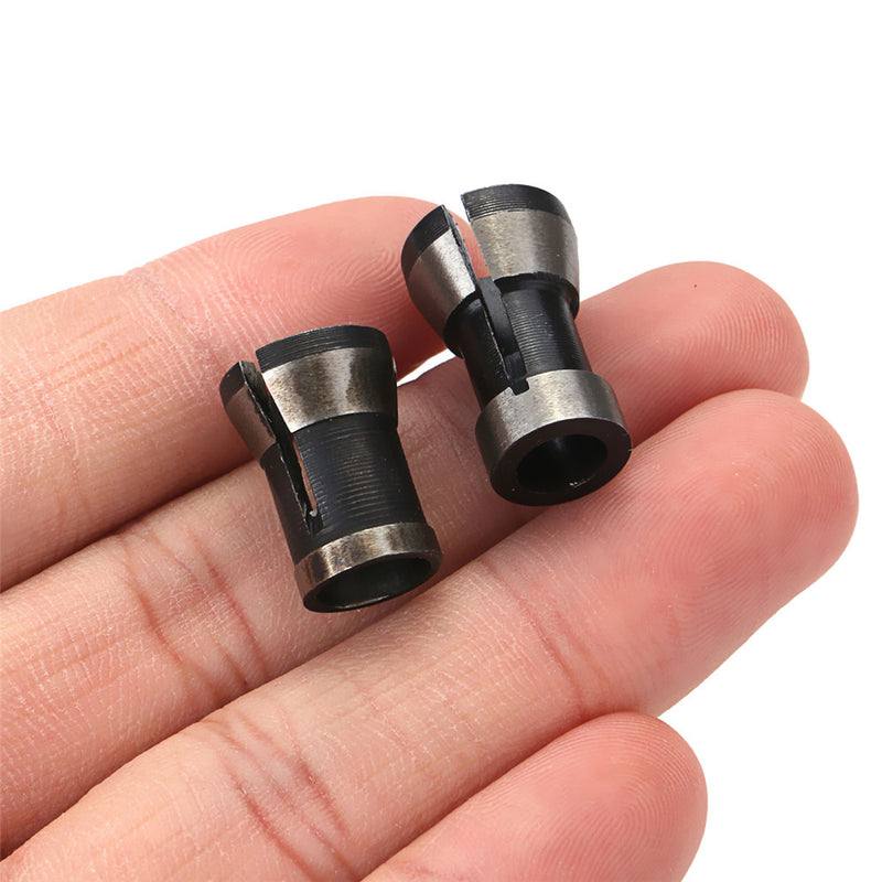 2Pcs 6.35mm 8mm Collet Chucks Engraving Trimming Machine Electric Router
