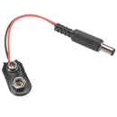 5PCS T-type 9V DC Battery Power Cable Cylinder Jack Connector