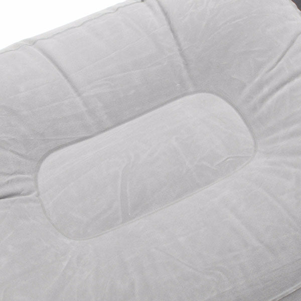 Inflatable Portable Chair Outdooors Plush Pneumatic Footrest Sofa Stool Cushion Home Decor