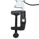 Flexible Swing Arm Clamp Mount Lamp Office Studio Home E27/E26 White Table Desk Light AC85-265V