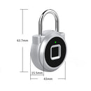 ANYTEK P10 Smart Keyless Fingerprint Lock Anti-Theft Security Padlock Door Luggage Case Lock