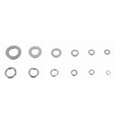 800Pcs M4-M12 Stainless Steel Self-Tapping Screw Washer Pad Handware Assortment