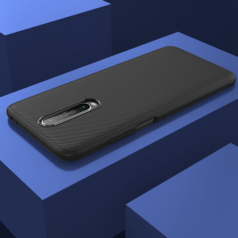 Bakeey Carbon Fiber Texture Slim Soft TPU Shockproof Protective Case for Xiaomi Redmi K30 / Xiaomi Redmi K30 5G