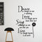 Miico FX1167 Decorative Sticker Wall Stickers Decor DIY Stickers Festival Decoration