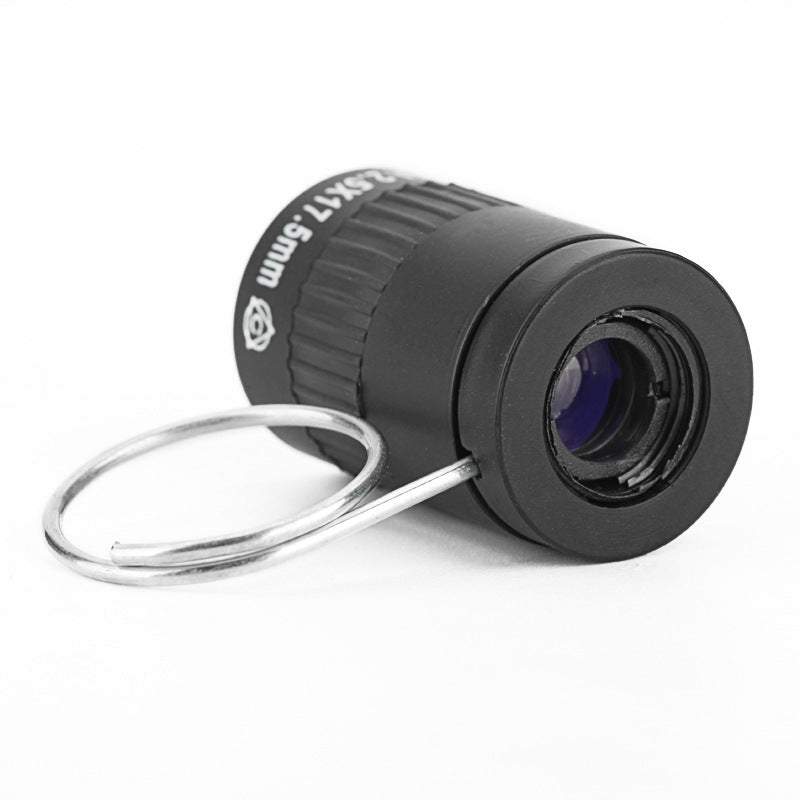IPRee 2.5x17.5mm Mini Compact Telescope Pocket Monocular HD Optic Lens With Knuckle Finger Ring