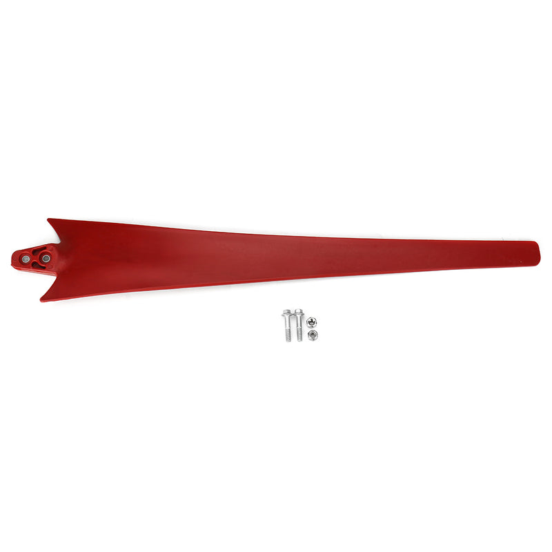 Red Nylon Fiber Wind Blade Windmill 600MM For Wind Turbine Generator