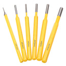 6pcs 150mm Pin Punch Kit Set Solid Hole Punch Chisel Machining Maintenance Wooden Woodworking Tool