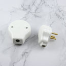 Dixinge Israel 3 Pin AC Electrical Power Rewireable Plug Male Female Plug Outlet Adaptor Wire Extension Cord Connector