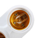 3 in 1 E27 E26 to E27 LED Light Bulb Socket Splitter Adapter Lamp Holder