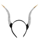 Girls Halloween Stereo Devil Horn Headband Cosplay Hair Hoop for Party Decoration