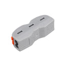 Minleaf TS2 15 Pcs 2Pin Wire Docking Connector Termainal Block Universal Electric Cable Wire Connector Terminal Butt Joint Cable Connector 0.08-4.0mm